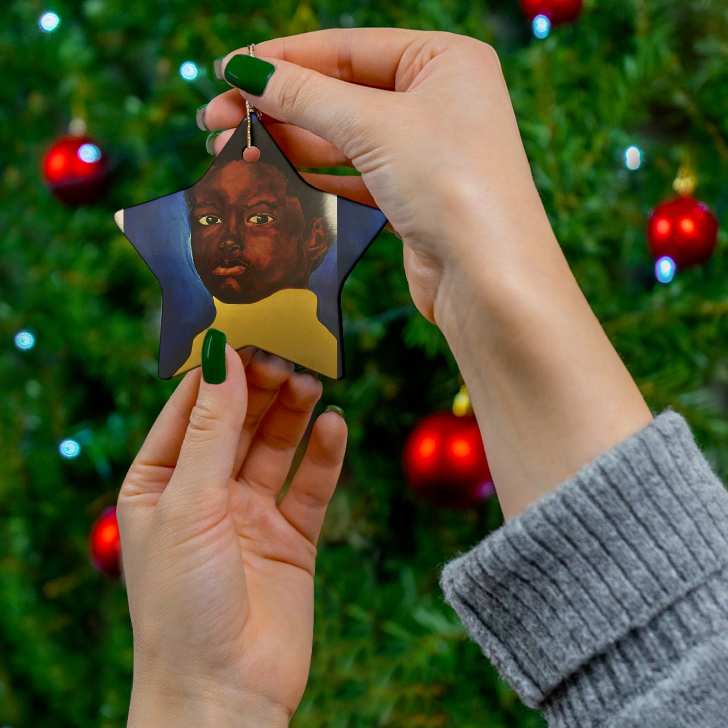 'Boy oh boy' -Ceramic Ornament, 4 Shapes