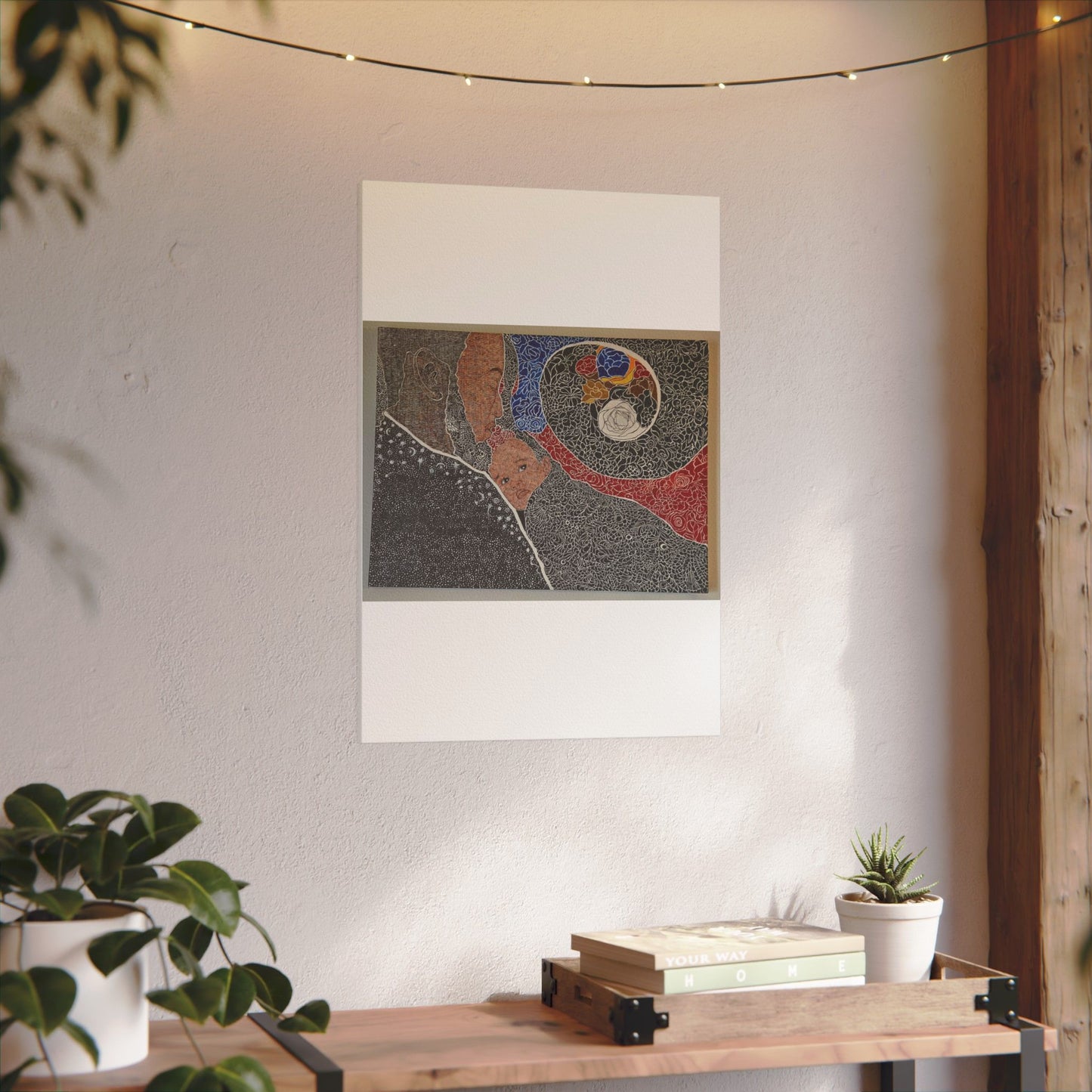 Giclée Print Canvas, ' A king and his Prince'