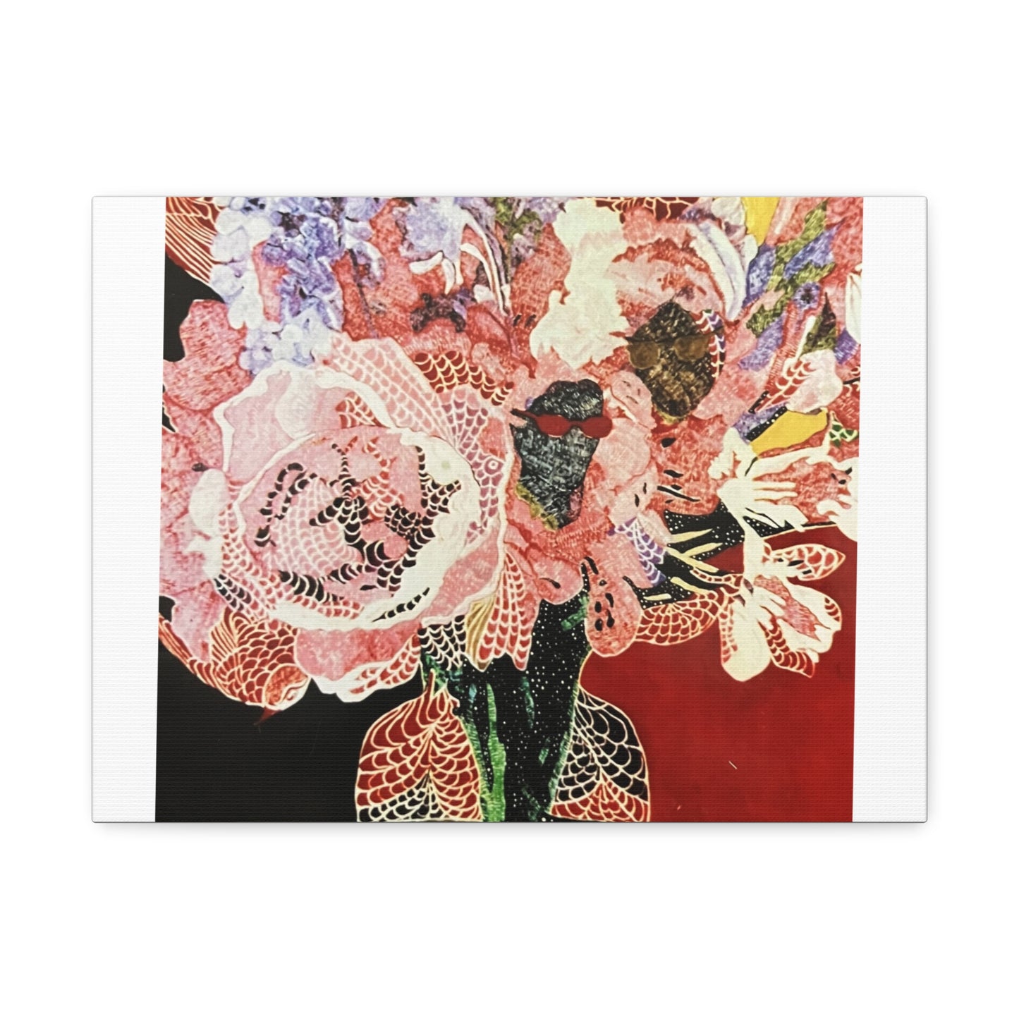 Print-Floral Inspiration Stretched Canvas