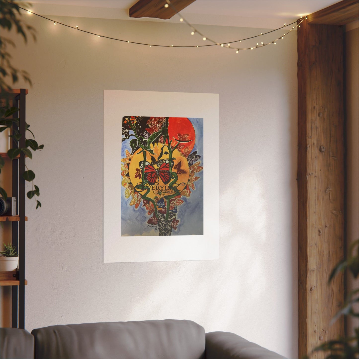 Every day is beautiful, Print Canvas