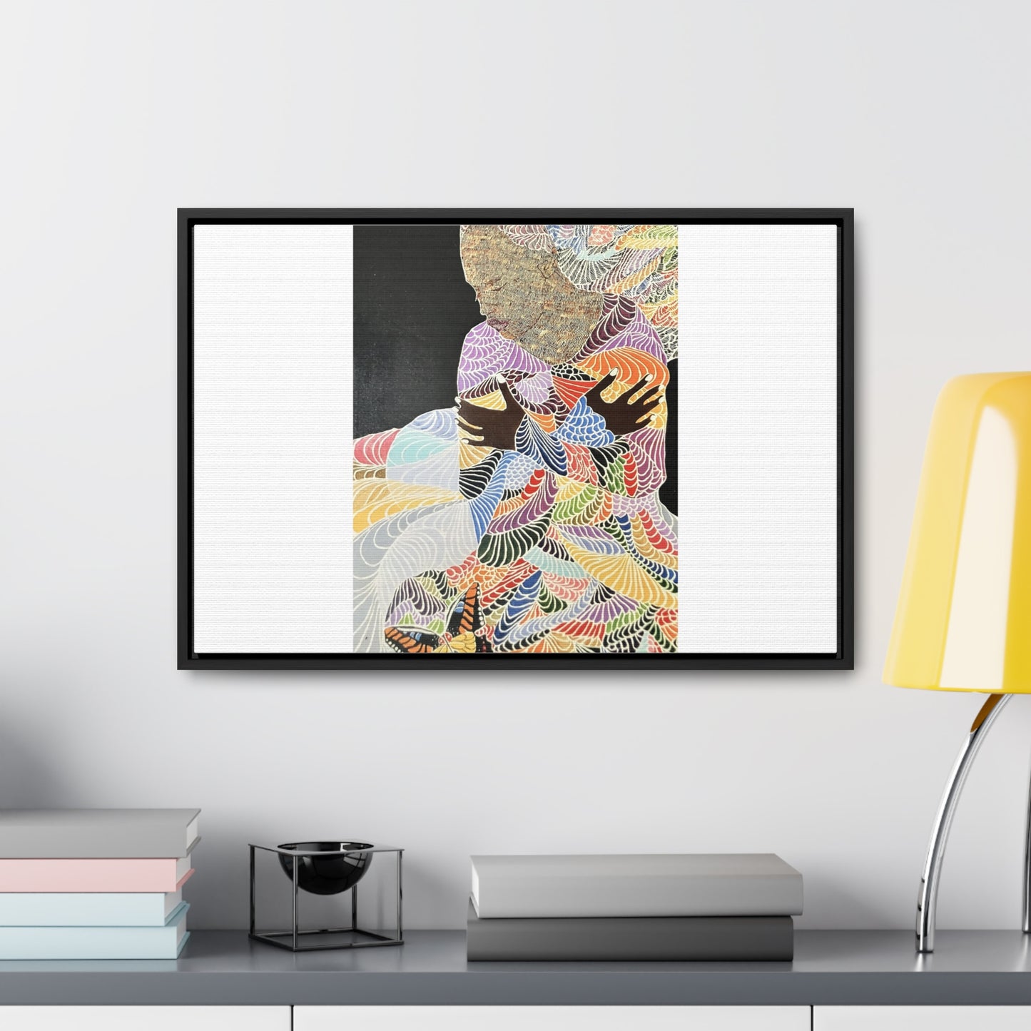 'Loving Every Piece of me' Gallery Canvas Wraps, Horizontal Frame print