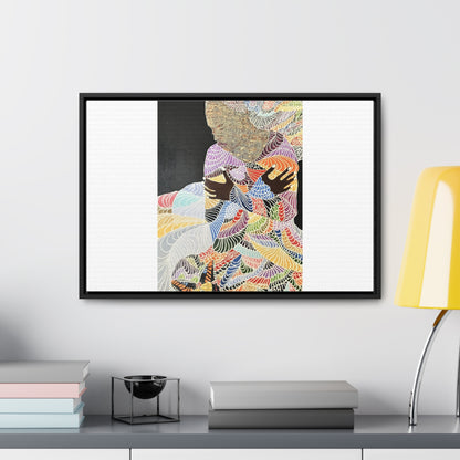 'Loving Every Piece of me' Gallery Canvas Wraps, Horizontal Frame print