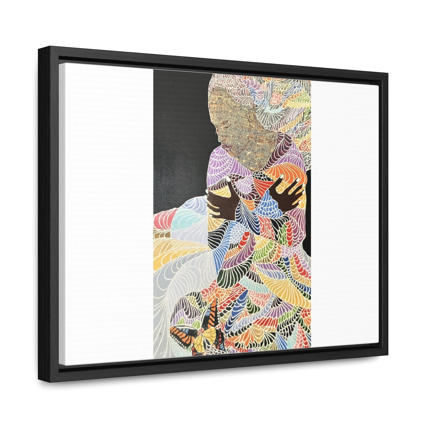 'Loving Every Piece of me' Gallery Canvas Wraps, Horizontal Frame print