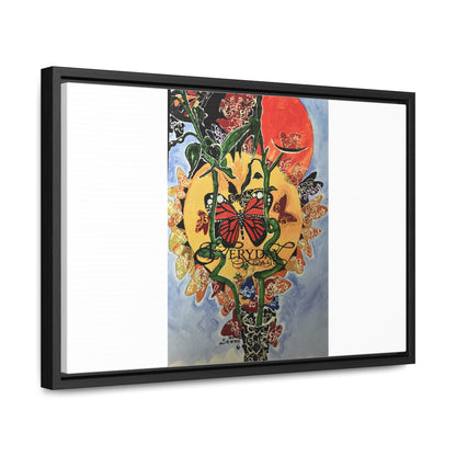 Print "Every day is beautiful" Framed Canvas